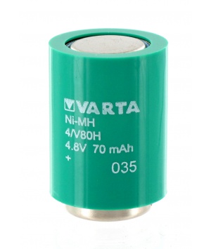 Akku 4.8V NiMh 70mAh 4/V80H Varta