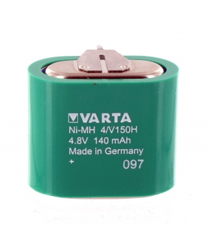 150mAh batería 4.8V cerda 3 4/V150H Varta