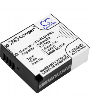 7.4V 1.05Ah Li-ion Batteria DMW-BLG10E per Panasonic Lumix DMC-GX7