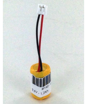 Pile 3.6V 1.2Ah lithium pour enregistreur de température Ajpl