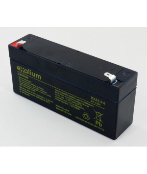 Batterie Plomb 6V 3.5Ah EXALIUM (134X34X60) (EXA3.5-6) 