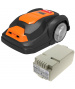 Batería 28V 5Ah Li-ion tipo 862617 para cortacésped Yard Force SA800Pro
