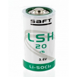 Pile lithium 3,6V 13Ah D Saft (LSH20)