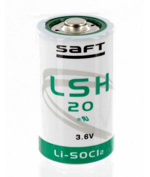 Pile lithium 3,6V 13Ah D Saft (LSH20)