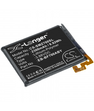 Batterie 3.88V 2.3Ah LiPo EB-BF700ABY pour Samsung Galaxy Z Flip