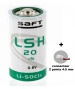 Pile Lithium Saft 3.6V 13Ah LSH20 format D