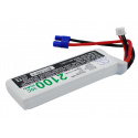 Battery Li-Po 7.4V 30c 2100mAh 2S1P for remote control and Drone