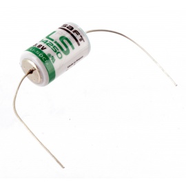 Pile Lithium 3.6V 1,2Ah LS14250 + Fils Saft (LS14250CNA)