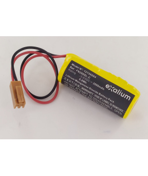 Batterie 3V 2Ah Li-MnO2 pour GE FANUC 0i-B