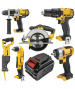 FlexVolt 20V / 60V 7.5Ah Li-Ion DCB606 Akku für Dewalt 60V MAX