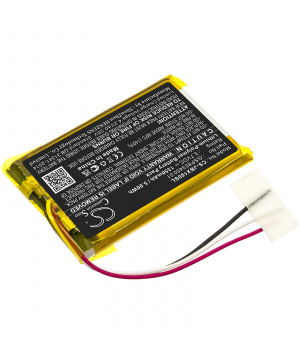 Batterie 3.7V 1.35Ah LiPo pour enceinte JBL Free X TWS Charging Case
