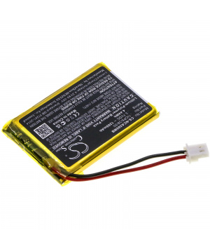3.7V 1.2Ah Lipo Battery for Baby monitor NUK ECO Control Audio 500