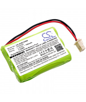 3.6V 0.7Ah NiMh P002095 Batterie für Babyphone Alecto DVM-75