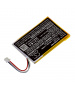 3.6V 0.7Ah LiPo P002080 Batteria per Baby monitor Alecto DVM-64