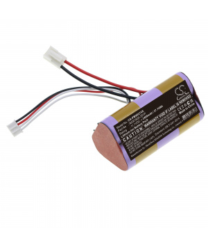 11.1V 3.4Ah Li-Ion NCR1650-3S1P Battery for Vacuum Cleaner Plus Minus Zero XJC-Y01