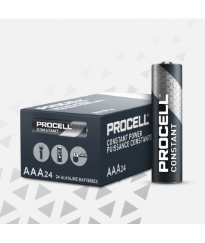 Boite de 10 piles Alcaline 1.5V AAA Procell Constant Power Boite de 10 piles Alcaline 1.5V AAA Procell Constant Power