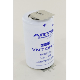 Batería Saft 1.2V 3.7Ah VTD doble picots +/- 791602