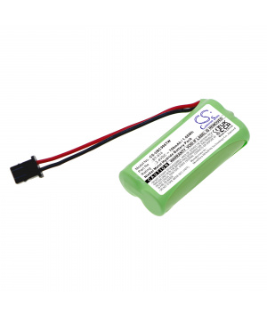 Batterie 2.4V 0.7Ah NiMh BT-914 pour Micro President Liberty Mic