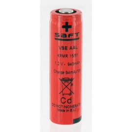 Elément Ni-Cd 1,2V 940mAh VSEA Saft (785861)