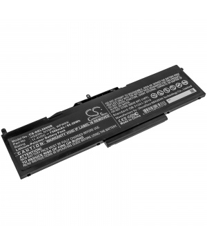 11.4V 7.5Ah LiPo VG93N Akku für Dell Latitude 5580