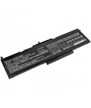 Batterie 11.4V 7.5Ah LiPo VG93N pour Dell Latitude 5580