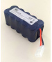 Battery 12V 3Ah NiMh for motorized pool winder Vektor