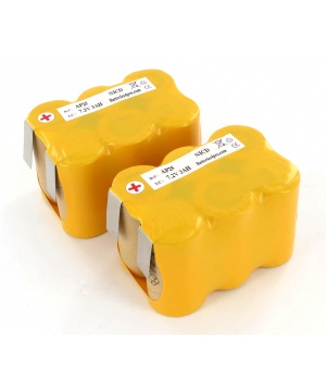 Reconditionnement batteries Ni-Cd 2x 7.2V 3Ah pour Attacheur -P80 (AP25)