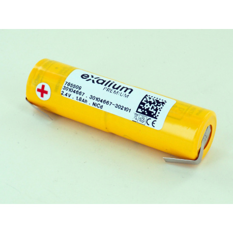 Batterie Saft 2.4V 2 VRECs 1800 Baton