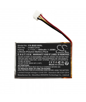 3.7V 500mAh LiPo AHB572535 batería para Bose Sport Earbuds Base de carga