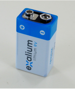 Batería de litio LS9VEXA EXALIUM de 9V 1.2Ah