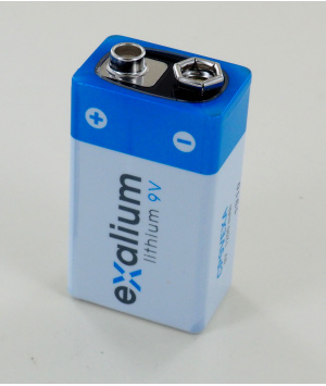 Pile lithium 9V 1.2Ah Exalium LS9vEXA
