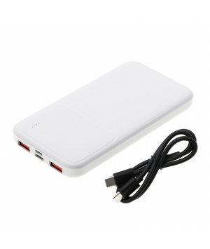 Powerbank 5V 10Ah LiPo 3 sorties USB/USB-C 3A QC3.0 + PD 18W