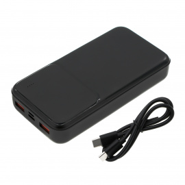 Powerbank 5V 20Ah LiPo 3 outputs USB/USB-C 3A QC3.0 + PD 18W