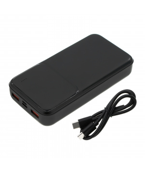 Powerbank 5V 20Ah LiPo 3 Ausgänge USB/USB-C 3A QC3.0 + PD 18W