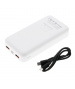 Powerbank 5V 20Ah LiPo 3 Ausgänge USB/USB-C 3A QC3.0 + PD 18W