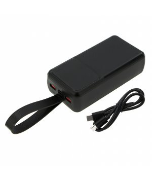 Powerbank 5V 30Ah LiPo 3 uscite USB/USB-C 3A QC3.0 + PD 18W
