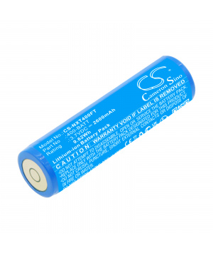 Batteria 3.7V 2.6Ah Li-Ion 400-BATT per lampada BAYCO Nightstick TAC-500