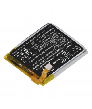 Batterie 3.7V LiPo LSS352325P pour Smartwatch FITBIT Versa 3
