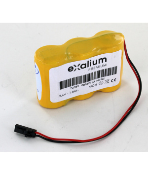 3.6V 1.8Ah NiCd 72250 Batteria per Lumiview WELCH ALLYN Cuffia