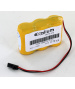 Saft 3.6V battery 3 VRECs 1800 mAh side side