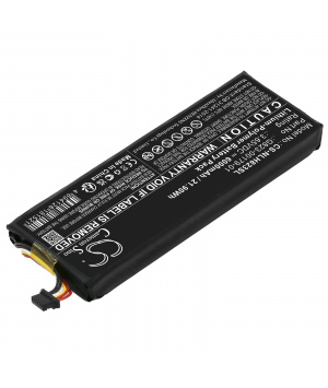 3.65V 6Ah LiPo G823-00179-01 Batteria per Nest GQ STYLE AC Campanello