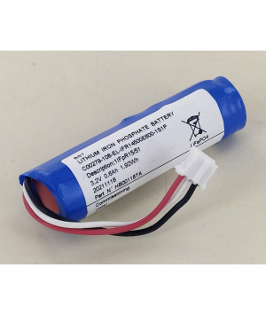 Batterie 3.2V 600mAh LiFePO4 HB00118TA pour BAES Ura Uralife V