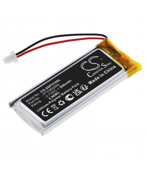Batterie 3.7V 800mAh LiPo PTC802050 pour intercom SENA GT-Air II