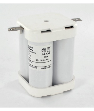 Batterie Saft 2.4V 16Ah 2 VREFL2 NiCd 124131