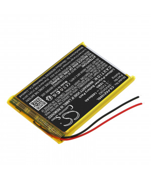 3.7V 1.4Ah LiPo SR454362 batería para GPS Falk NEO 640