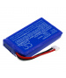 Batterie 7.4V 0.5Ah LiPo P0562-LF pour imprimante HP Sprocket 100