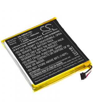 3.7V 1.9Ah LiPo batteria per GPS Garmin Approach G80