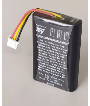 Batterie 3.6V 2.3Ah pour casque ORL 08795s FAROMED PA-LNH902-R001