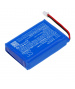 3.7V 2.4Ah LiPo BP37P2400 batteria per DOGTRA Pathfinder