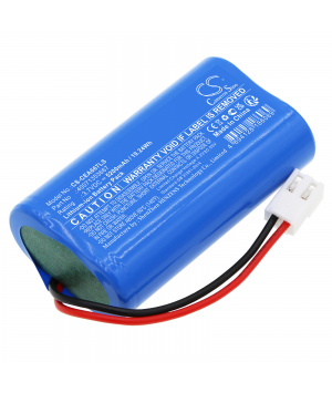Batteria 3.7V 2.6Ah Li-ion 40071353666 per Eaton EURO X LED AT